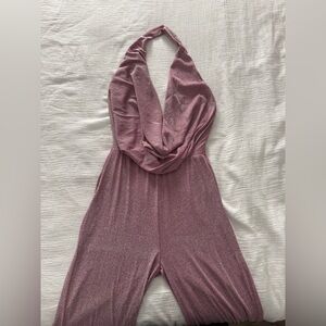 Pink superdown jumpsuit